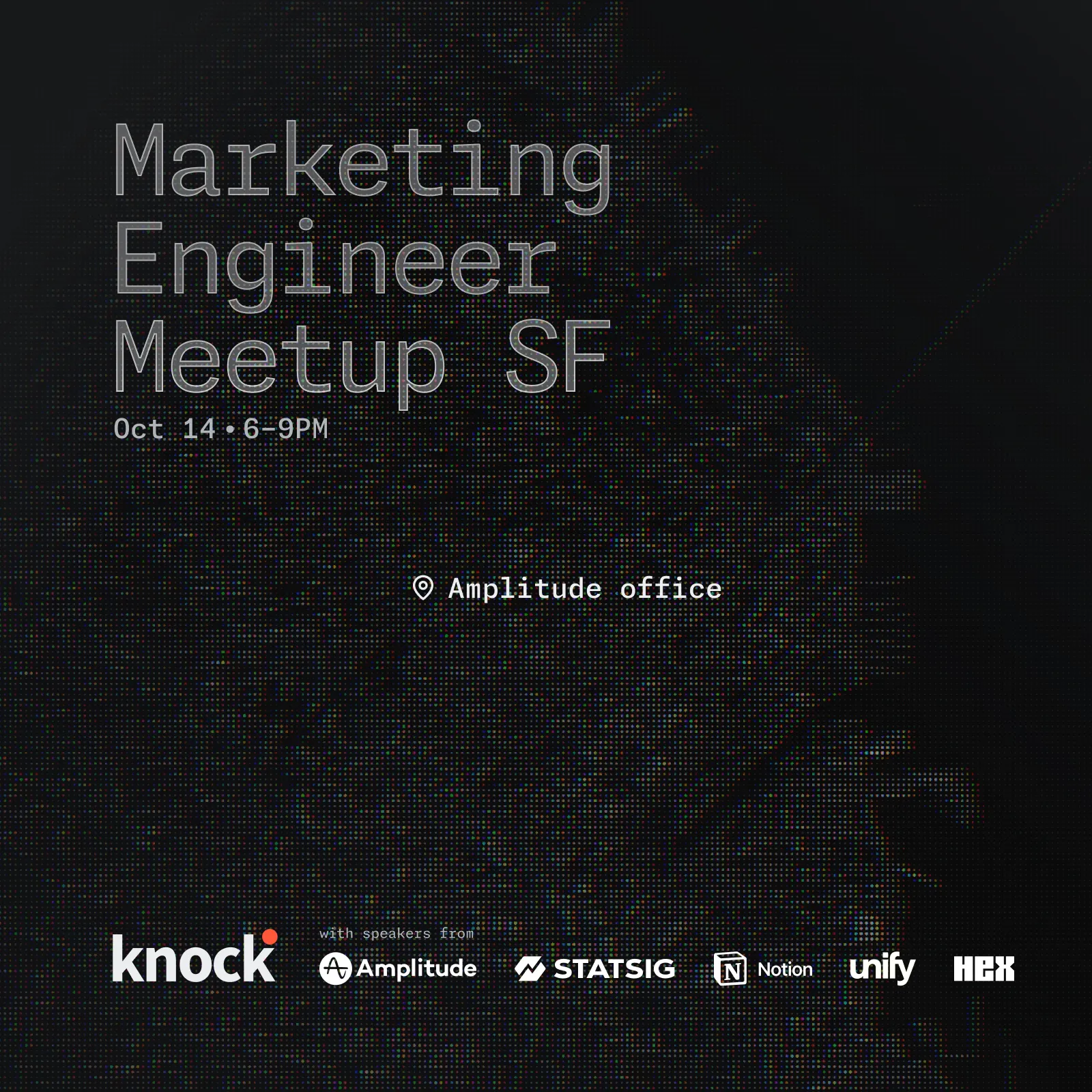 Marketing Engineer Meetup SF