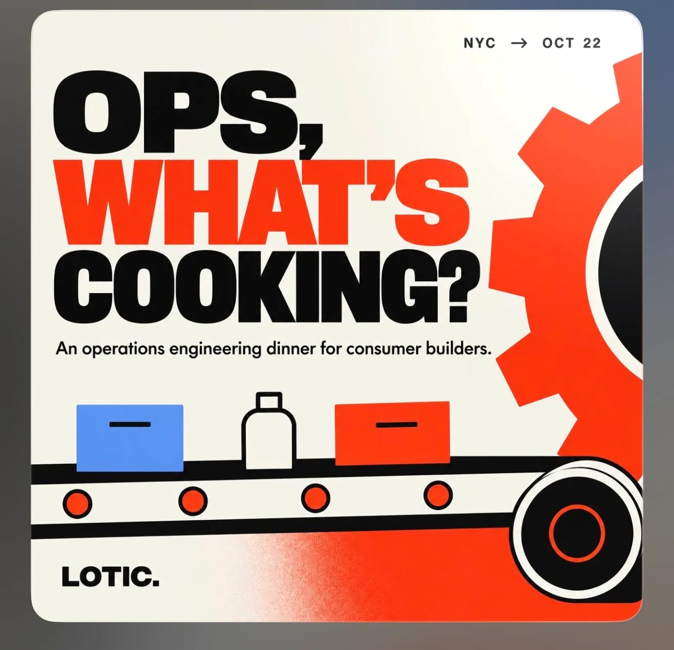 ops what's cooking? - NYC ops engineering dinner