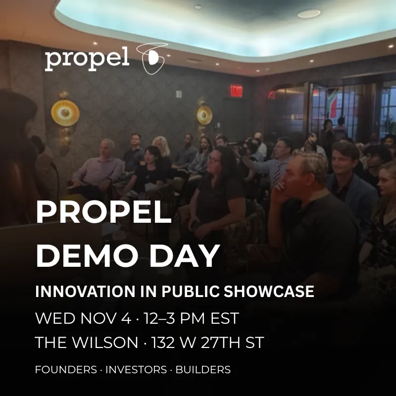 Propel Demo Day · Innovation in Public Cohort Showcase
