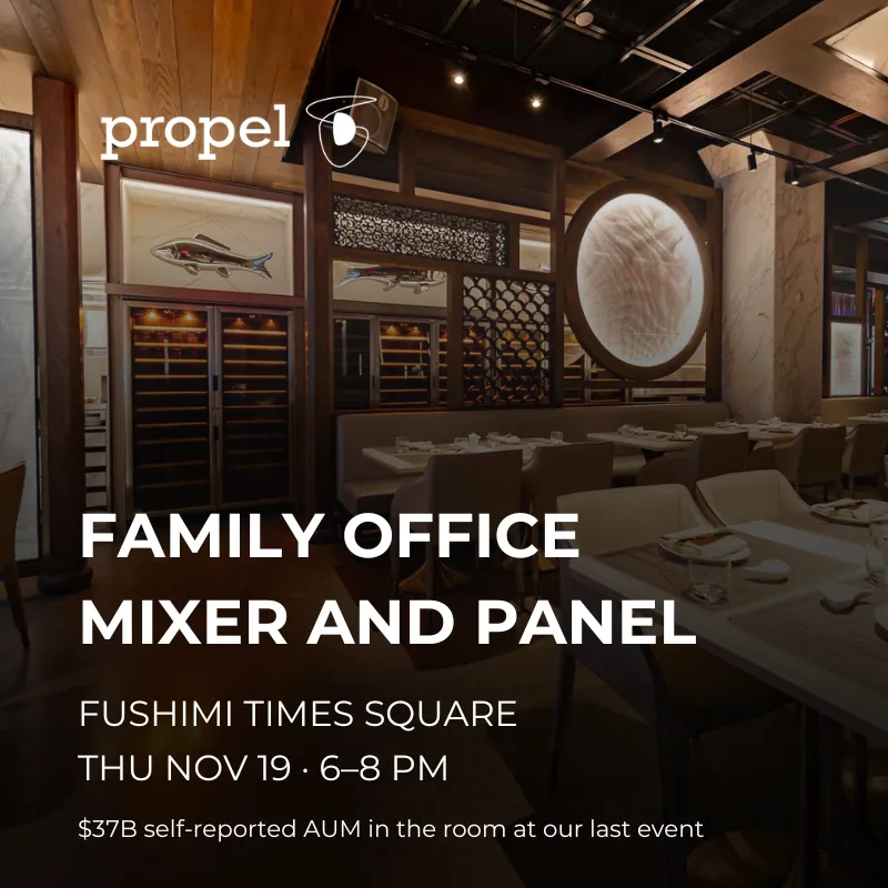 Family Office Mixer and Panel