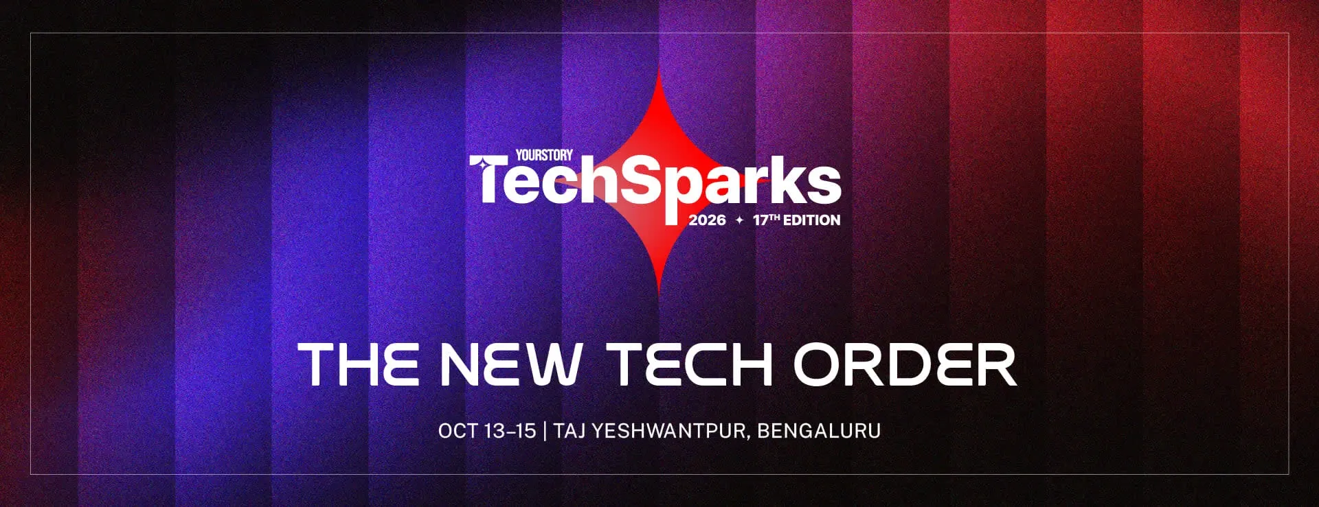 TechSparks 2026 · The New Tech Order